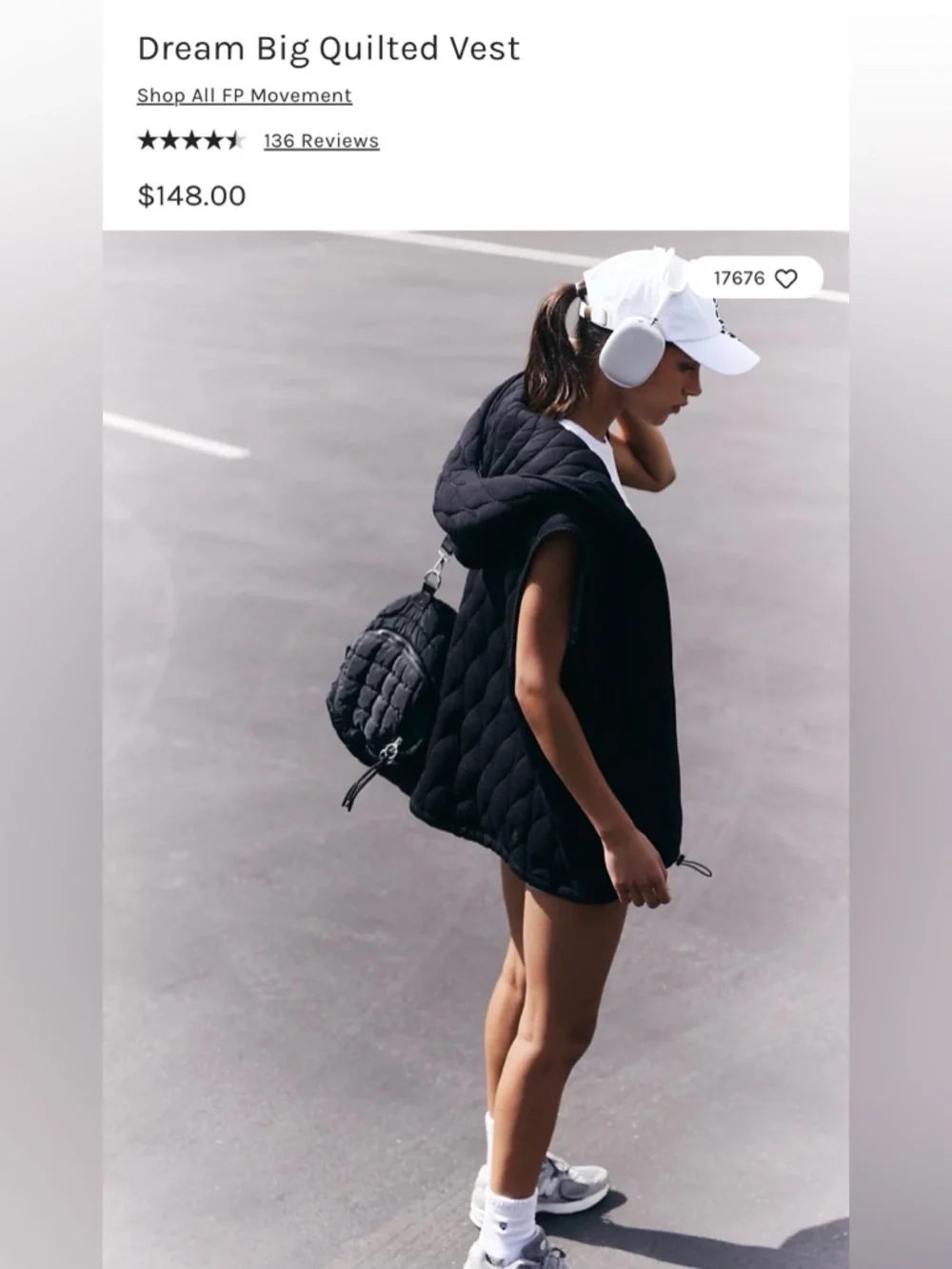 Free People Dream Big Quilted Vest - Picture 2 of 4